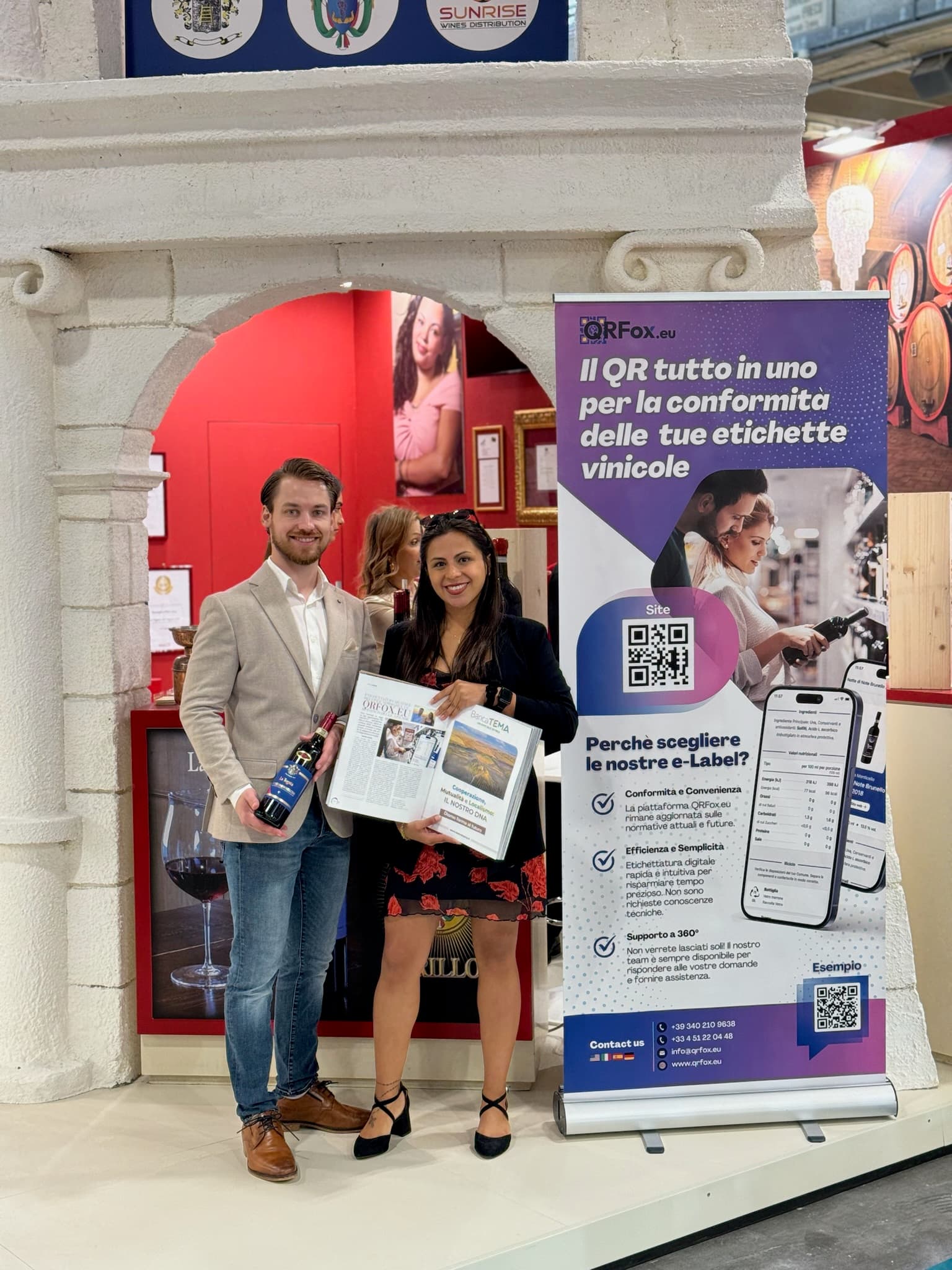 QRFox.eu - L'etichetta elettronica intelligente a Vinitaly 2024