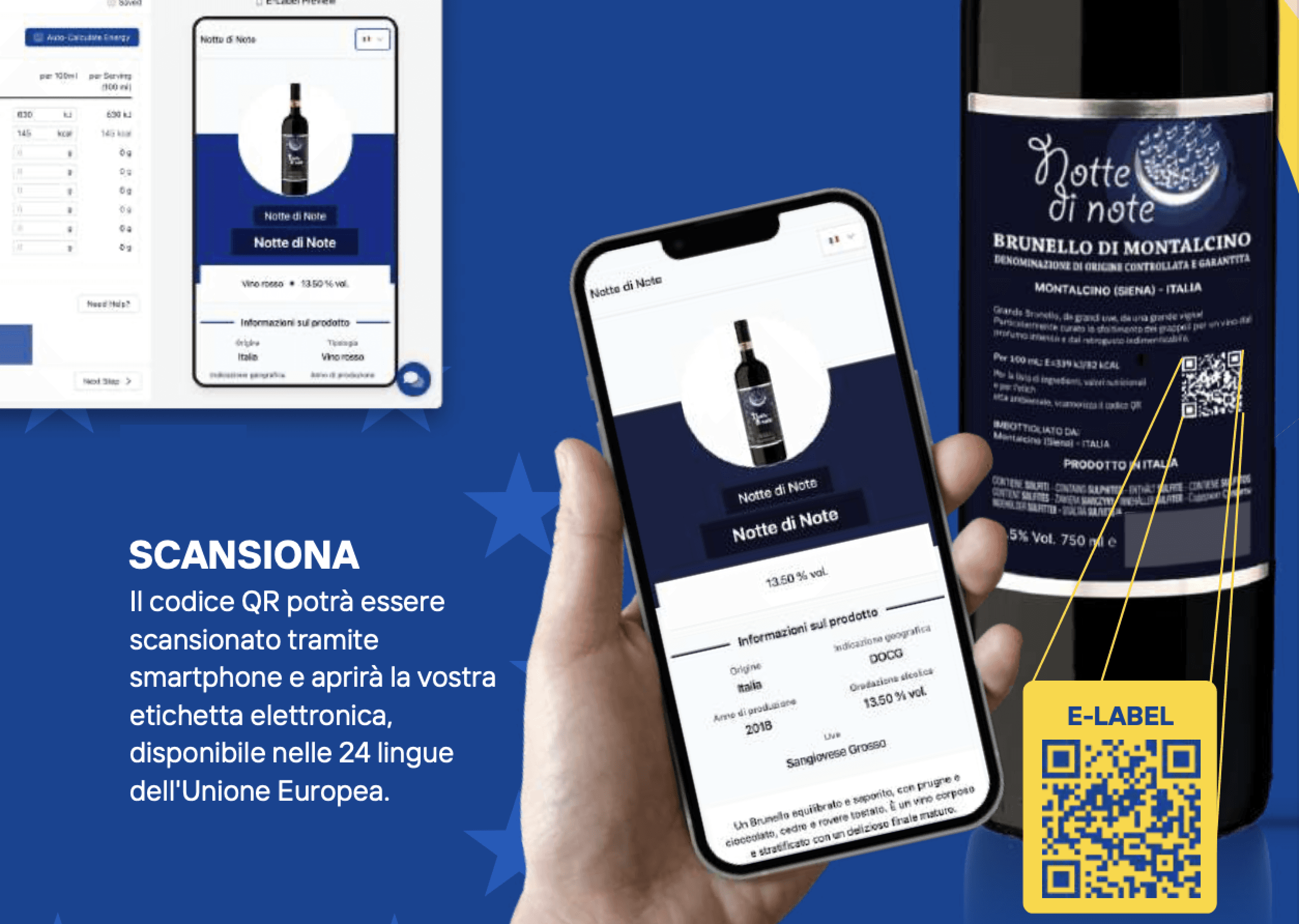 Sblocca il potenziale delle etichette digitali per vini